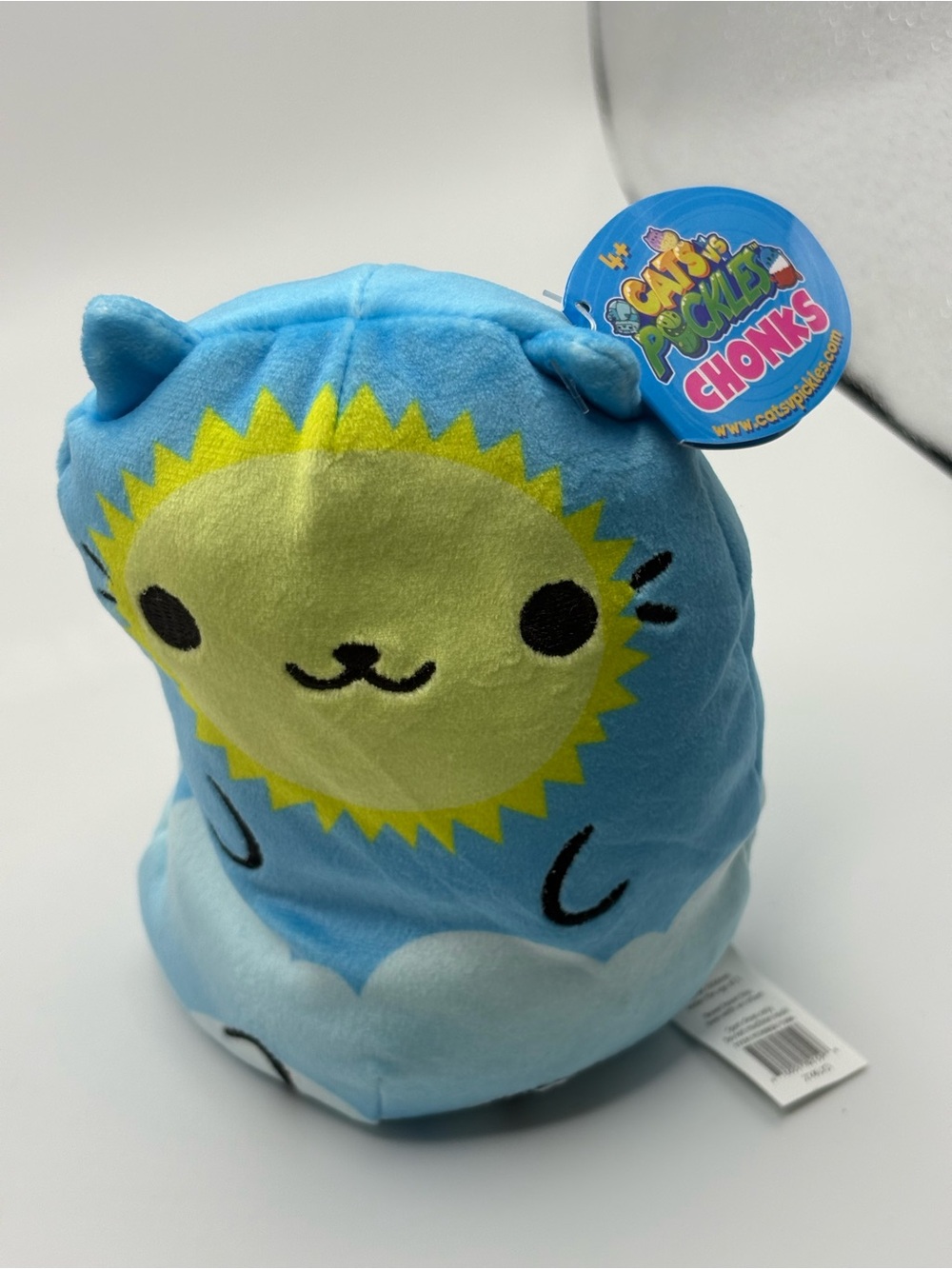 NEW Lot of 4 Cats vs Pickles 5” Beanbag Plush Chonks EDGAR CLOWNIE NIMBUS TIGRA - Picture 5 of 11